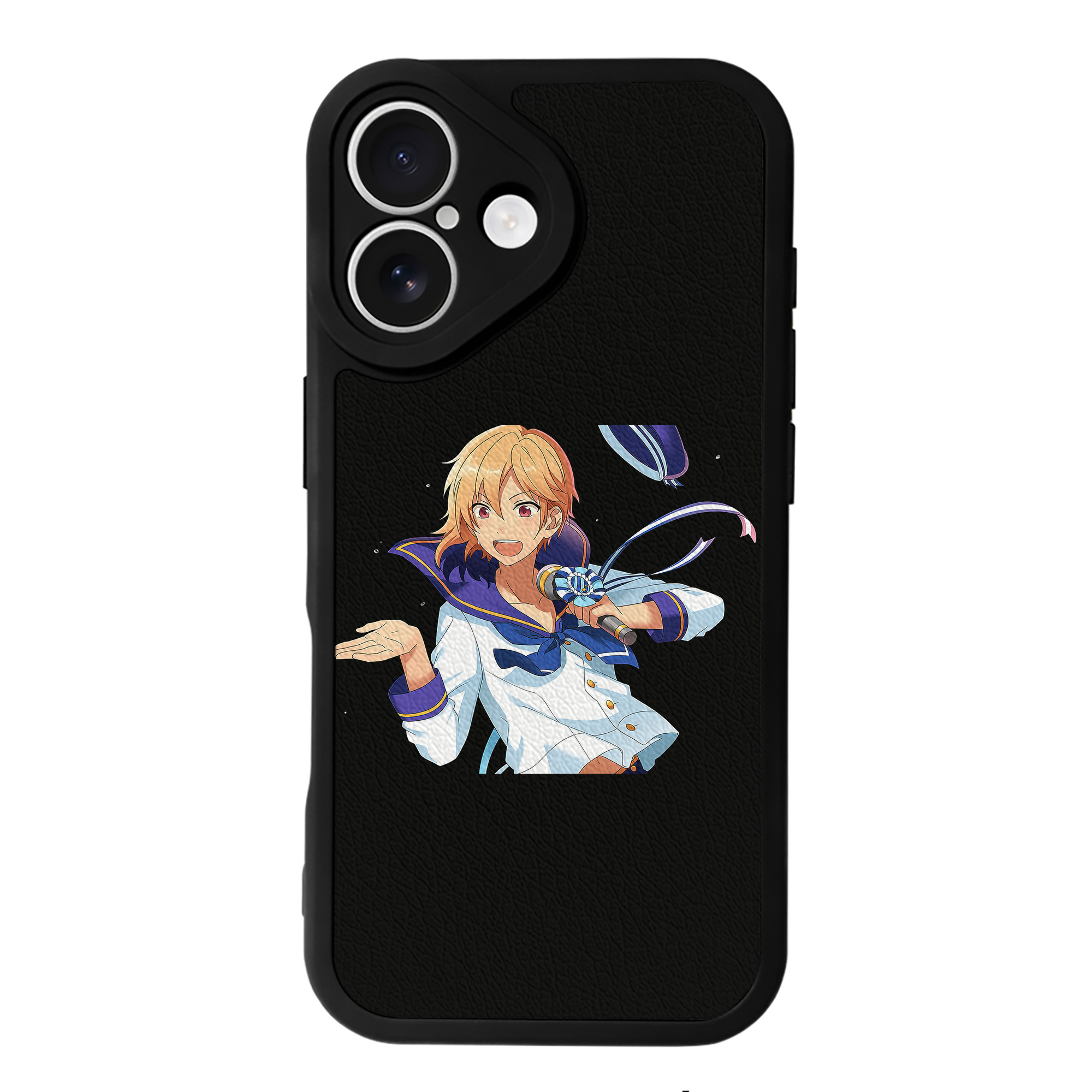 （画像用） あんさんぶるスターズ! Ensemble Stars 【iPhone 16シリーズ対応】シリコンスマホケース（レザー調） 材質：シリコン
